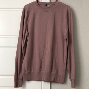 Crew neck sweater.Salmon.Men small H&M relaxed fit